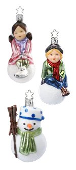 Hannah, Paul & Cool Carl<br>All 3 Three Ornaments